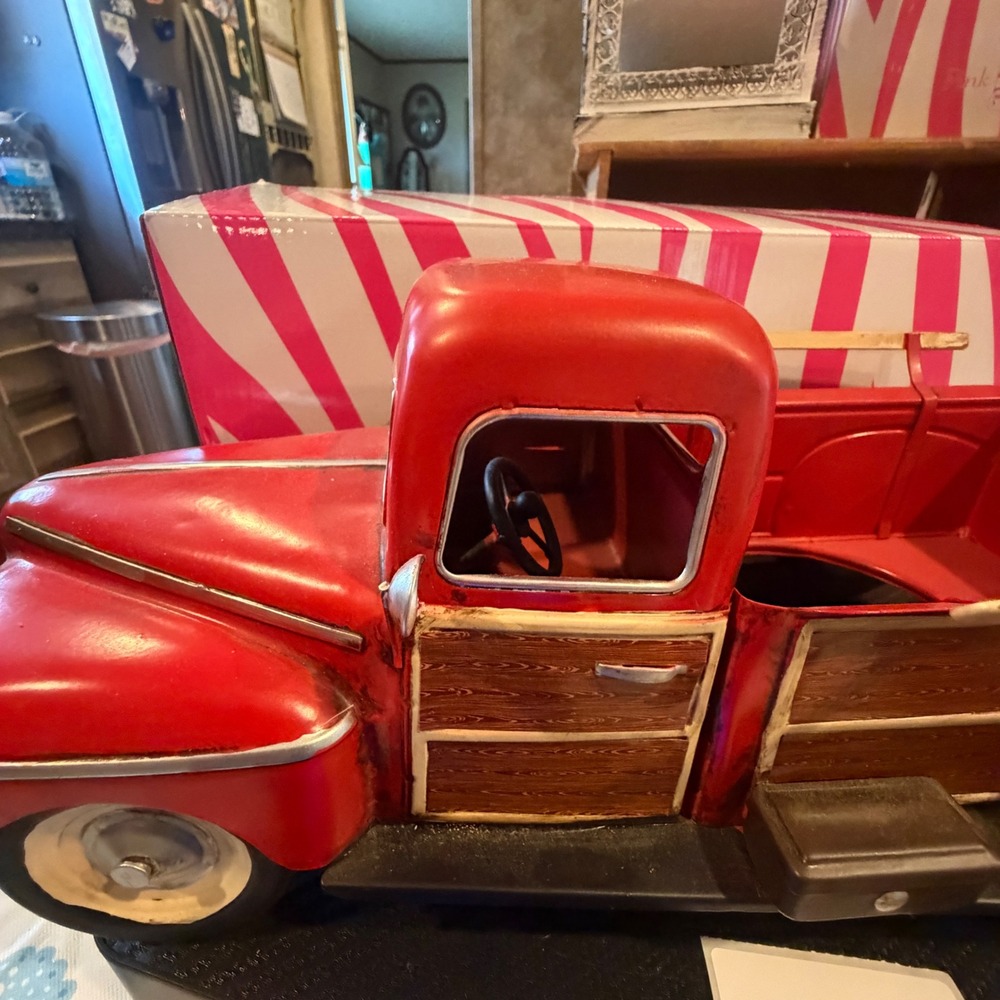 Pink Zebra Red Vintage Woody Truck Simmer Pot Wax Warmer Farmhouse Decor PZ-69